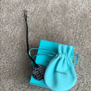 Tiffany & Co cursive disc necklace!